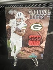 2025 Panini Absolute Ground Hoggs Materials Josh Jacobs #GHM-JJA card