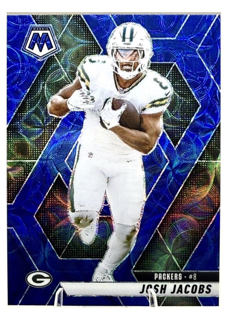 2025 Panini Mosaic Base Set Josh Jacobs #156 card