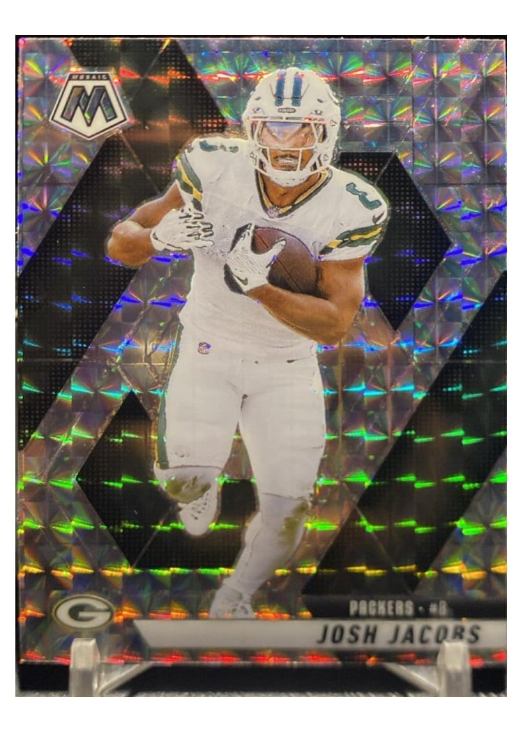 2025 Panini Mosaic Base Set Josh Jacobs #156 card
