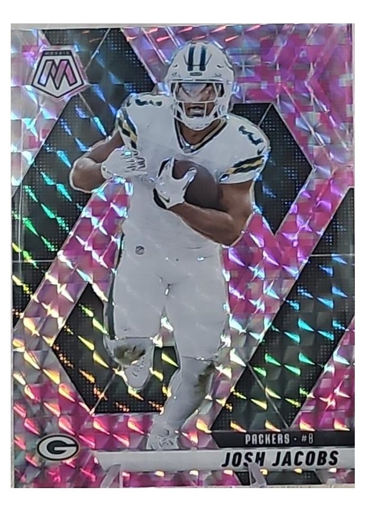 2025 Panini Mosaic Base Set Josh Jacobs #156 card