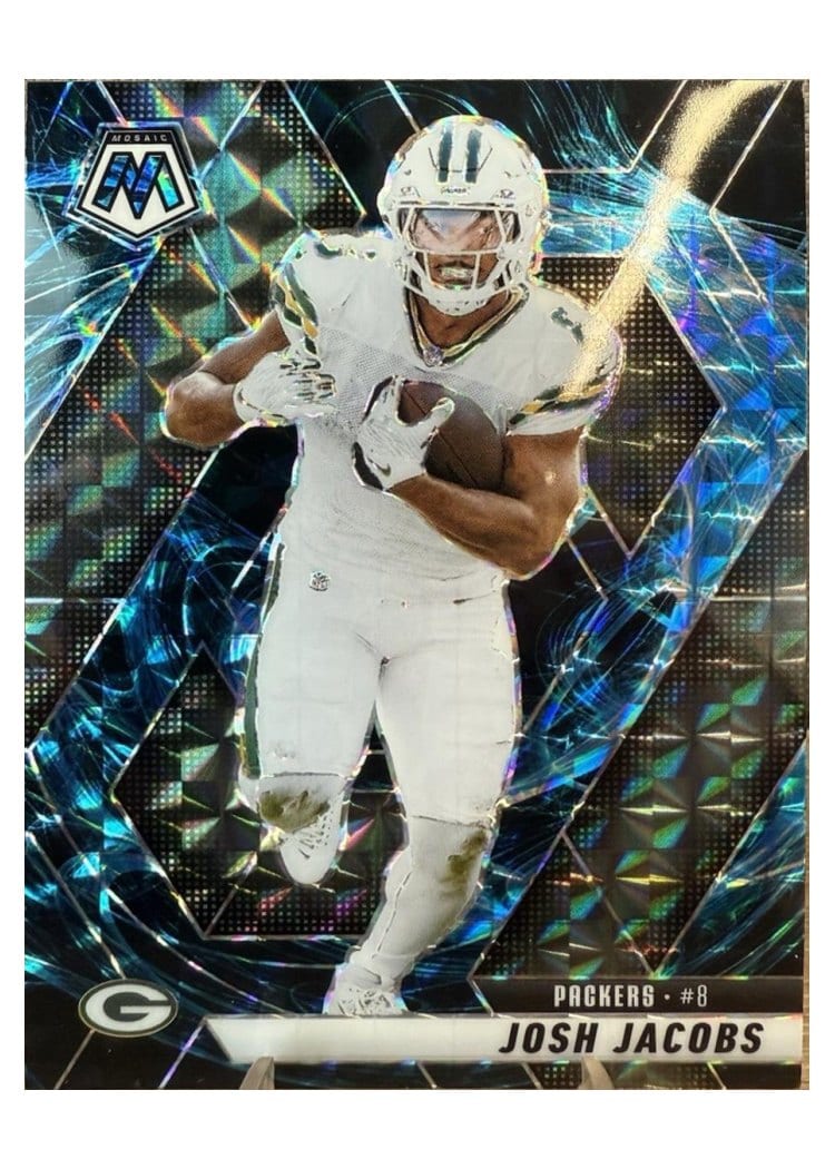 2025 Panini Mosaic Base Set Josh Jacobs #156 card