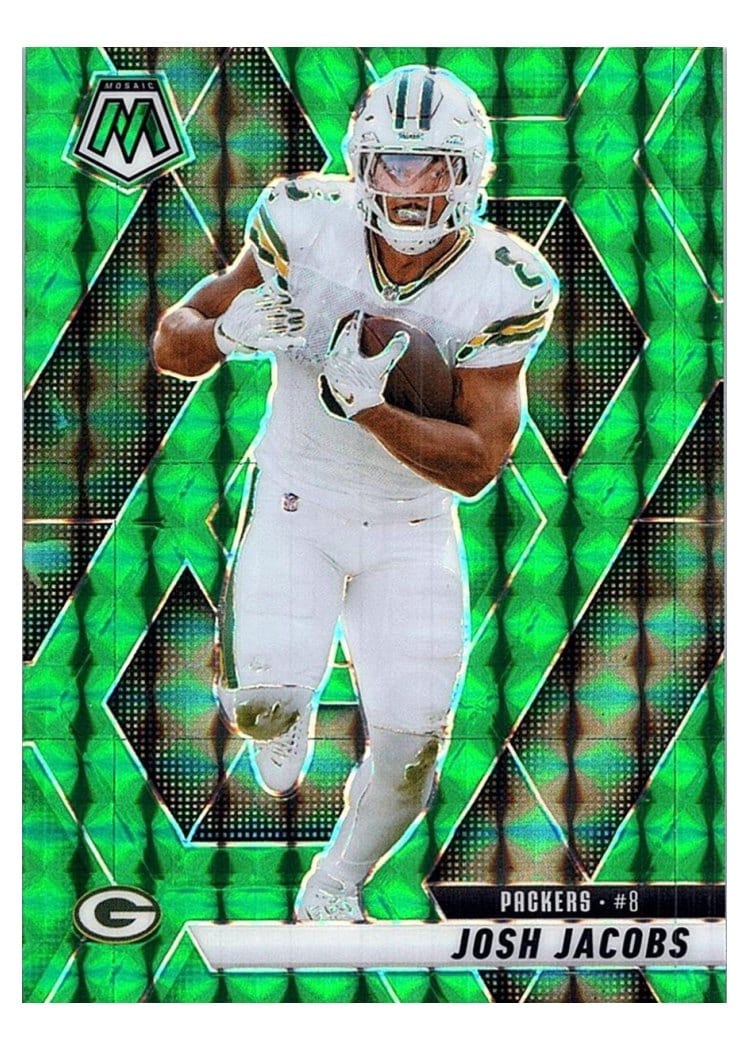 2025 Panini Mosaic Base Set Josh Jacobs #156 card