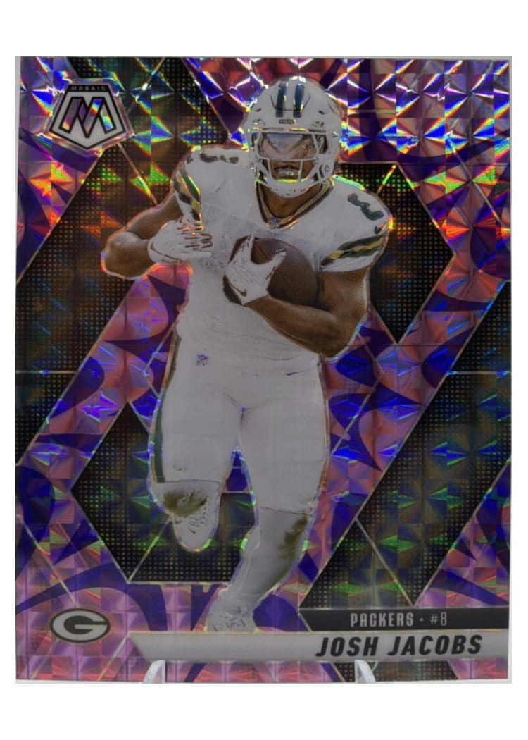 2025 Panini Mosaic Base Set Josh Jacobs #156 card