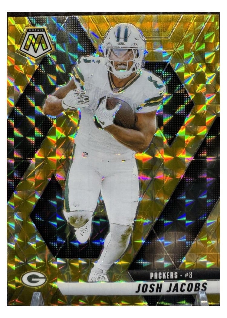 2025 Panini Mosaic Base Set Josh Jacobs #156 card