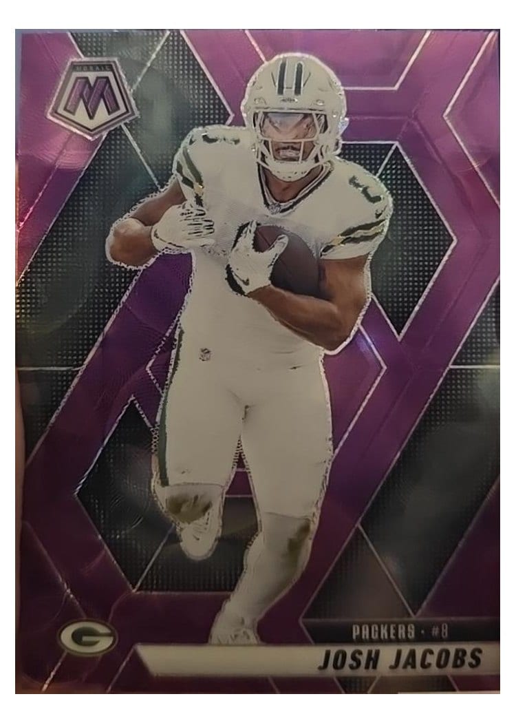 2025 Panini Mosaic Base Set Josh Jacobs #156 card