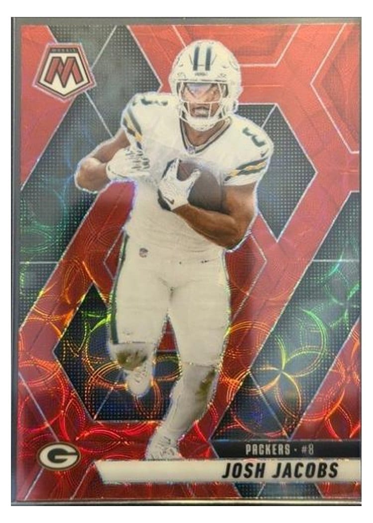 2025 Panini Mosaic Base Set Josh Jacobs #156 card