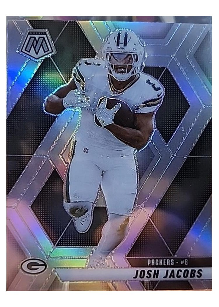2025 Panini Mosaic Base Set Josh Jacobs #156 card