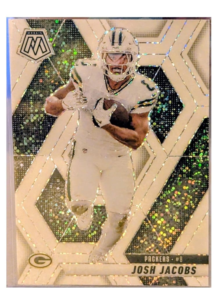 2025 Panini Mosaic Base Set Josh Jacobs #156 card