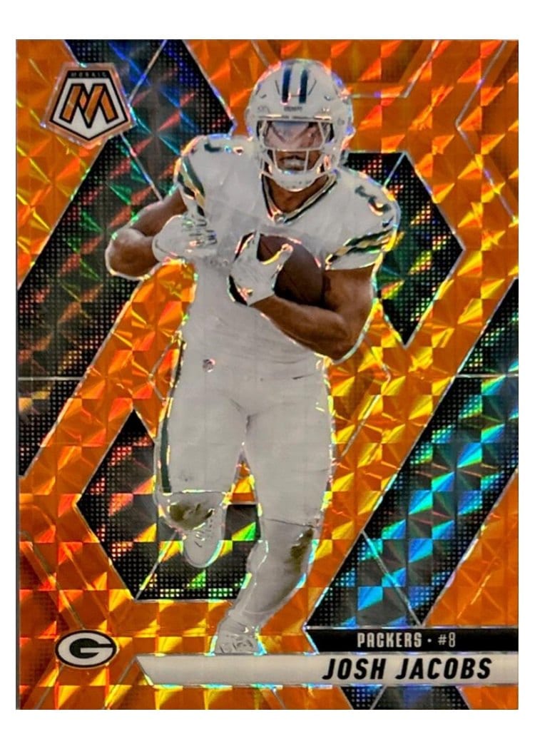 2025 Panini Mosaic Base Set Josh Jacobs #156 card