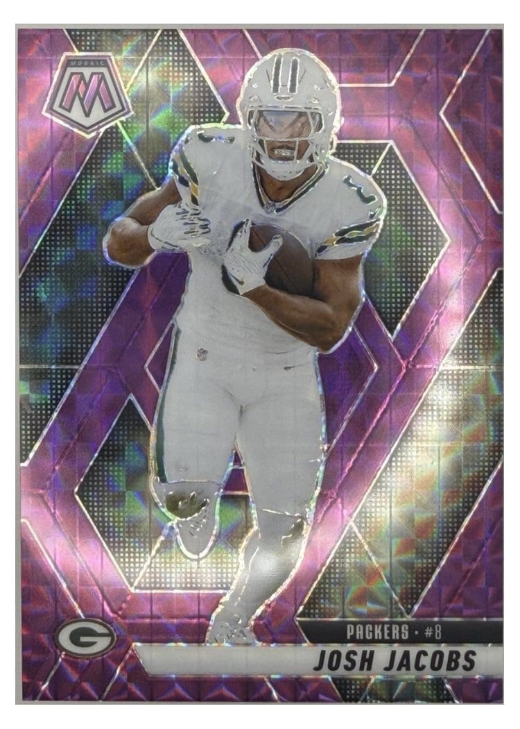 2025 Panini Mosaic Base Set Josh Jacobs #156 card