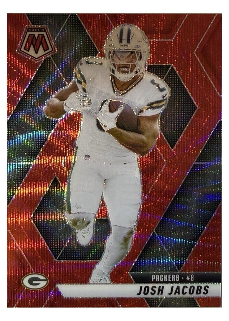 2025 Panini Mosaic Base Set Josh Jacobs #156 card