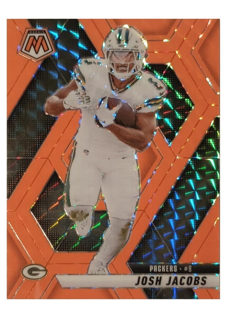 2025 Panini Mosaic Base Set Josh Jacobs #156 card