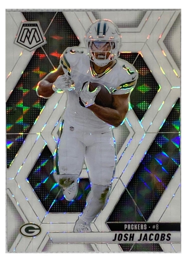 2025 Panini Mosaic Base Set Josh Jacobs #156 card