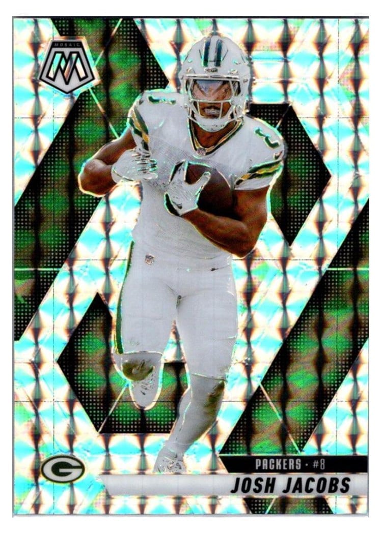 2025 Panini Mosaic Base Set Josh Jacobs #156 card