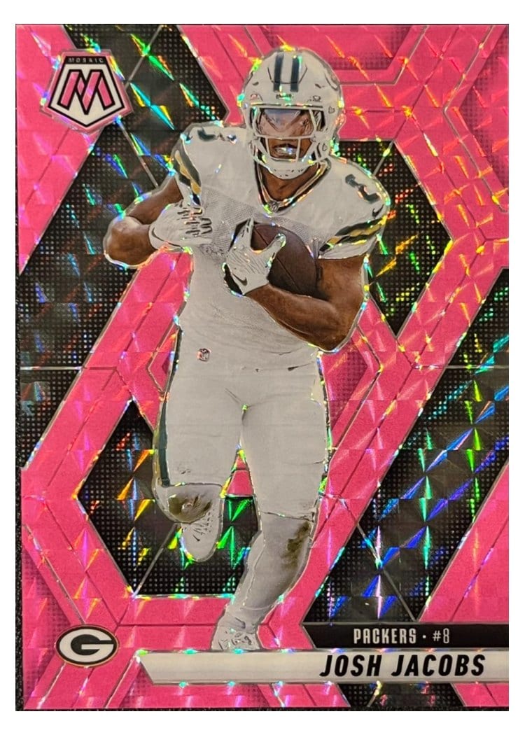 2025 Panini Mosaic Base Set Josh Jacobs #156 card