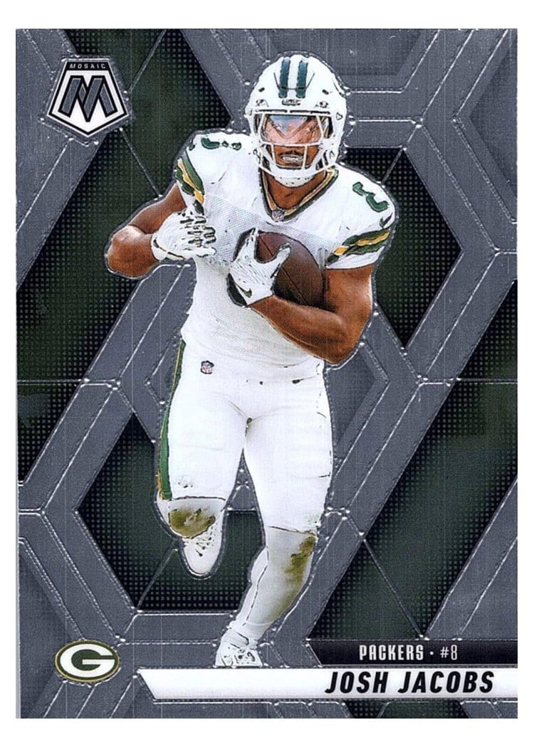 2025 Panini Mosaic Base Set Josh Jacobs #156 card