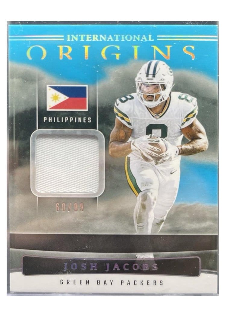 2025 Panini Origins International Origins Relics Josh Jacobs #21