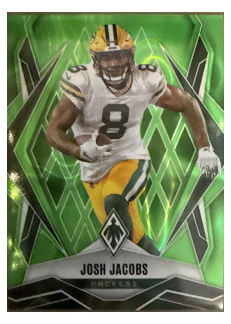 2025 Panini Phoenix Base Set Josh Jacobs #5 card