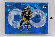 2025 Topps Chrome Sapphire Infinite Sapphire Josh Jacobs #IS-24 card