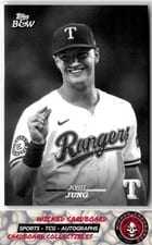 2024 Topps Black & White Base Set Josh Jung #10 card