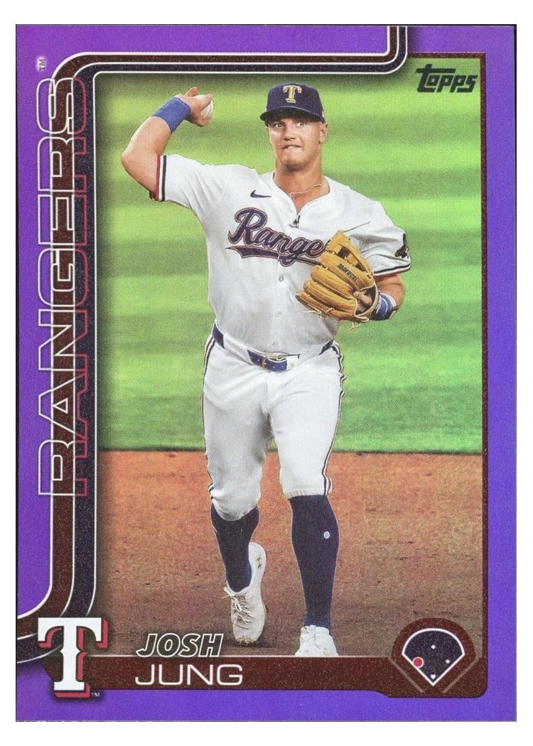 2025 Topps Base Set Josh Jung #117 card