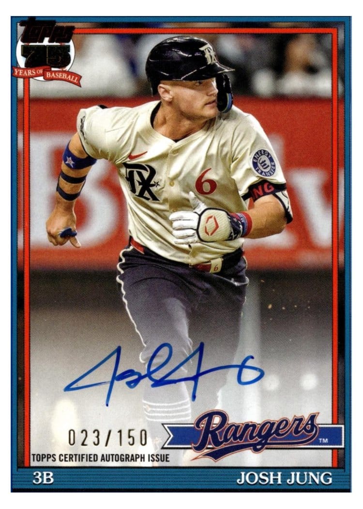 2026 Topps 1991 Topps Autographs Josh Jung #91A-JJU card