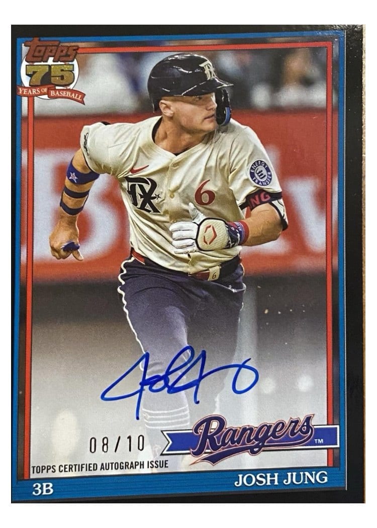 2026 Topps 1991 Topps Autographs Josh Jung #91A-JJU card