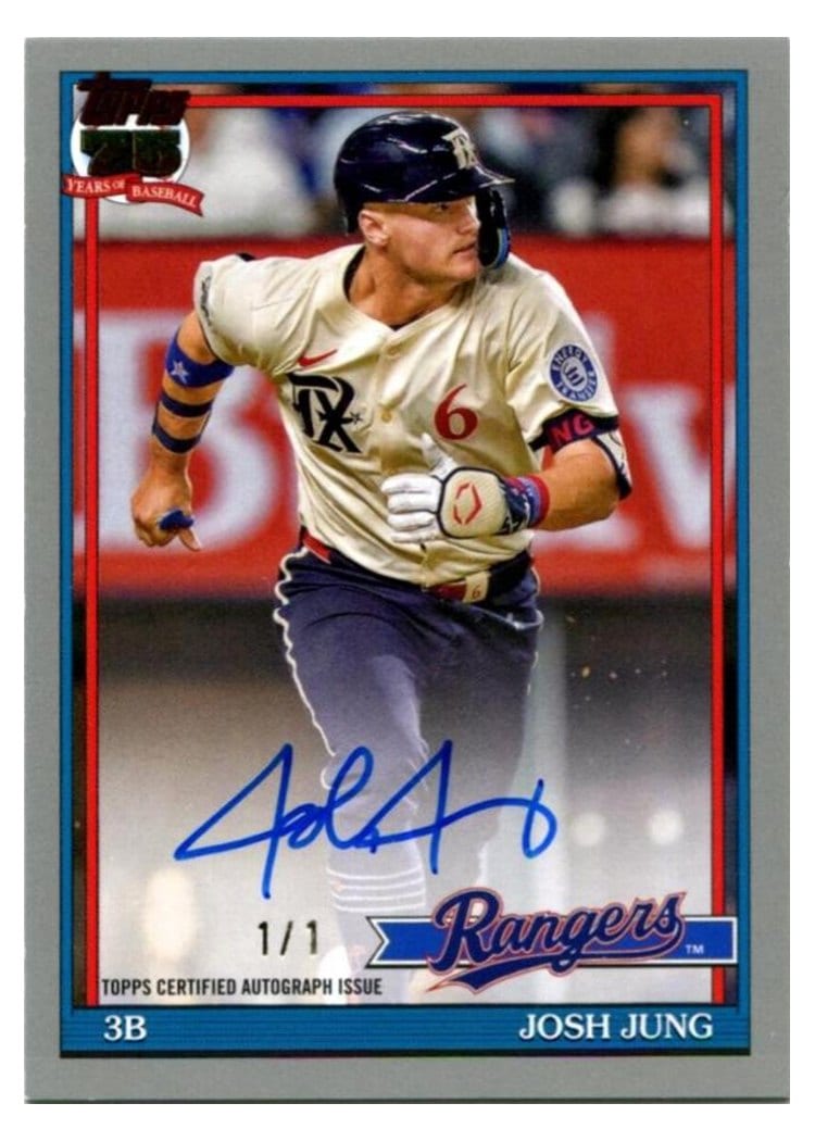 2026 Topps 1991 Topps Autographs Josh Jung #91A-JJU card