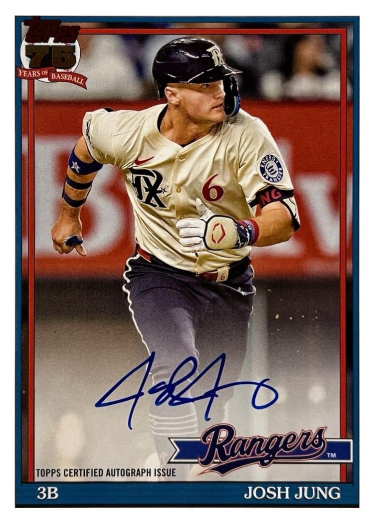 2026 Topps 1991 Topps Autographs Josh Jung #91A-JJU card