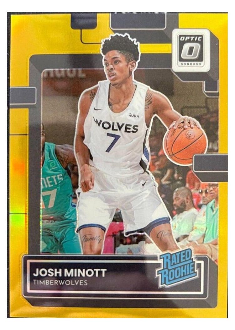 2022-23 Donruss Optic Base Set Josh Minott #244 card