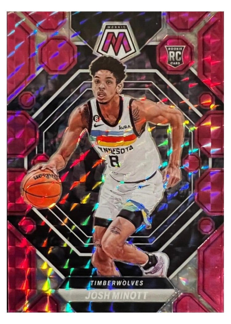 2022-23 Panini Mosaic Base Set Josh Minott #237 card
