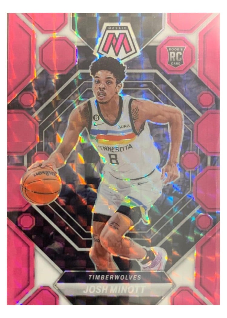 2022-23 Panini Mosaic Base Set Josh Minott #237 card