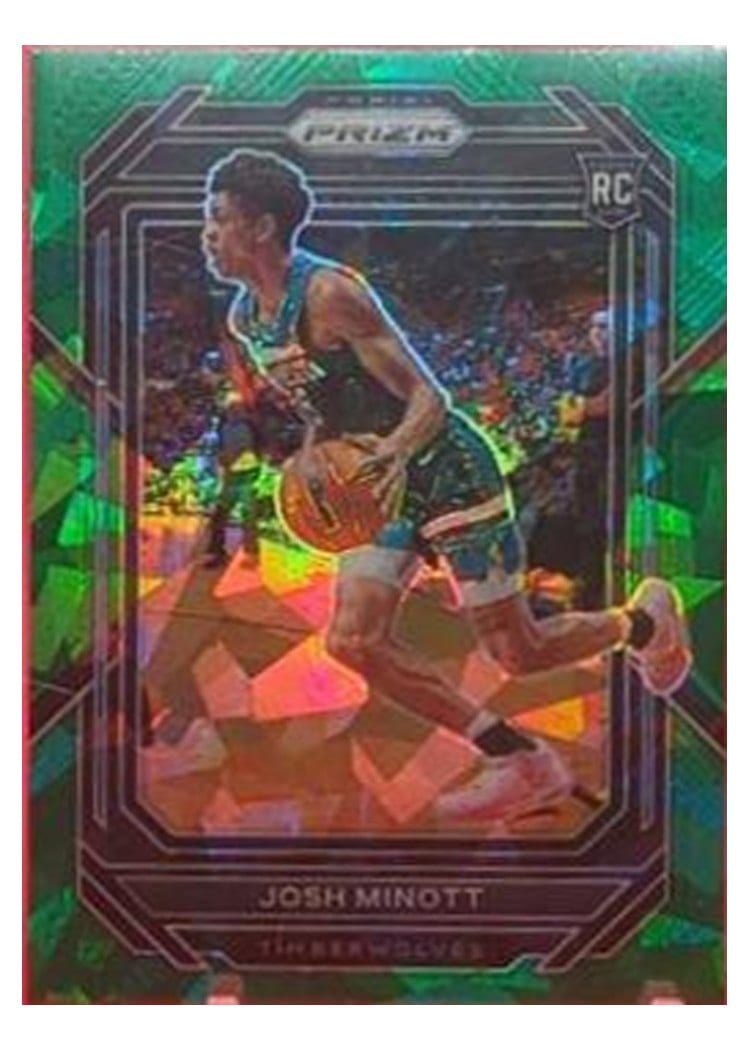 2022-23 Panini Prizm Base Set Josh Minott #238 card