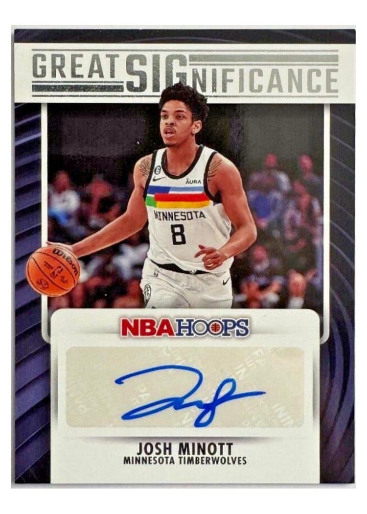 2023-24 Hoops Great SIGnificance Josh Minott #GS-MIN card