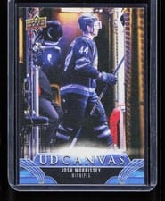 2023-24 Upper Deck Credentials Main Stage Signatures Josh Morrissey #MS-JM card