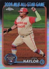 2024 Topps Chrome Update 2024 All-Star Game Josh Naylor #ASGC-37 card