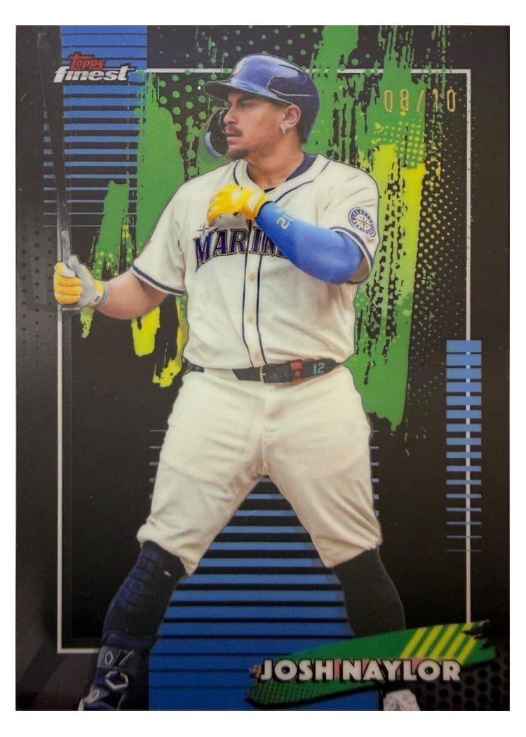 2026 Topps Finest Josh Naylor Black X-Fractor #78 card