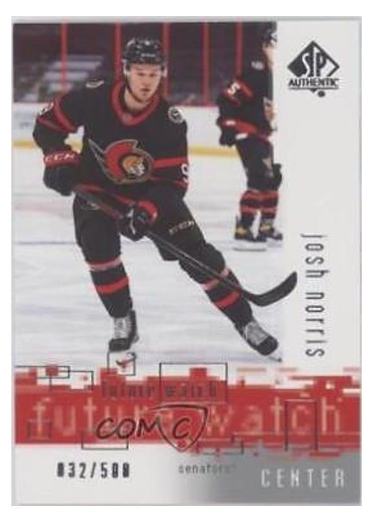 2020-21 SP Authentic 2000-01 Retro - Future Watch Josh Norris #RFW-7 card