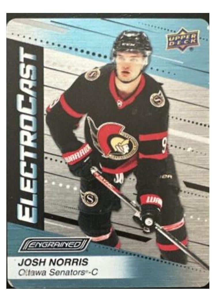 2023-24 Upper Deck Engrained ElectroCast Metal Josh Norris #EC-33 card