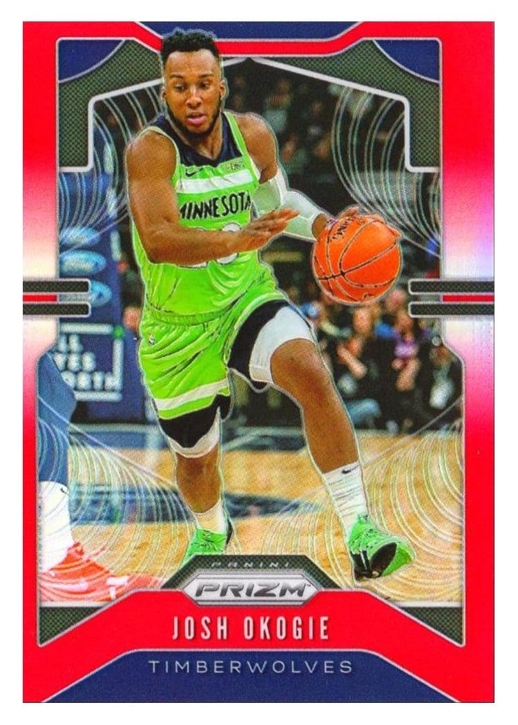 2019-20 Panini Prizm Base Set Josh Okogie #163 card