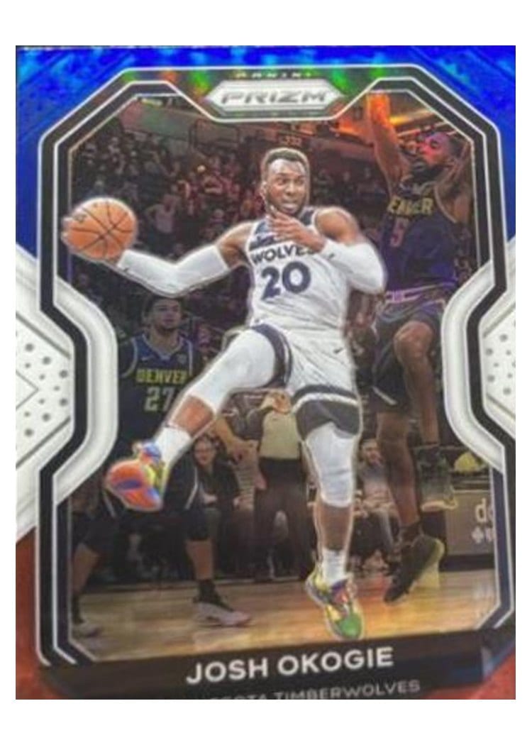 2020-21 Panini Prizm Base Set Josh Okogie #155 card