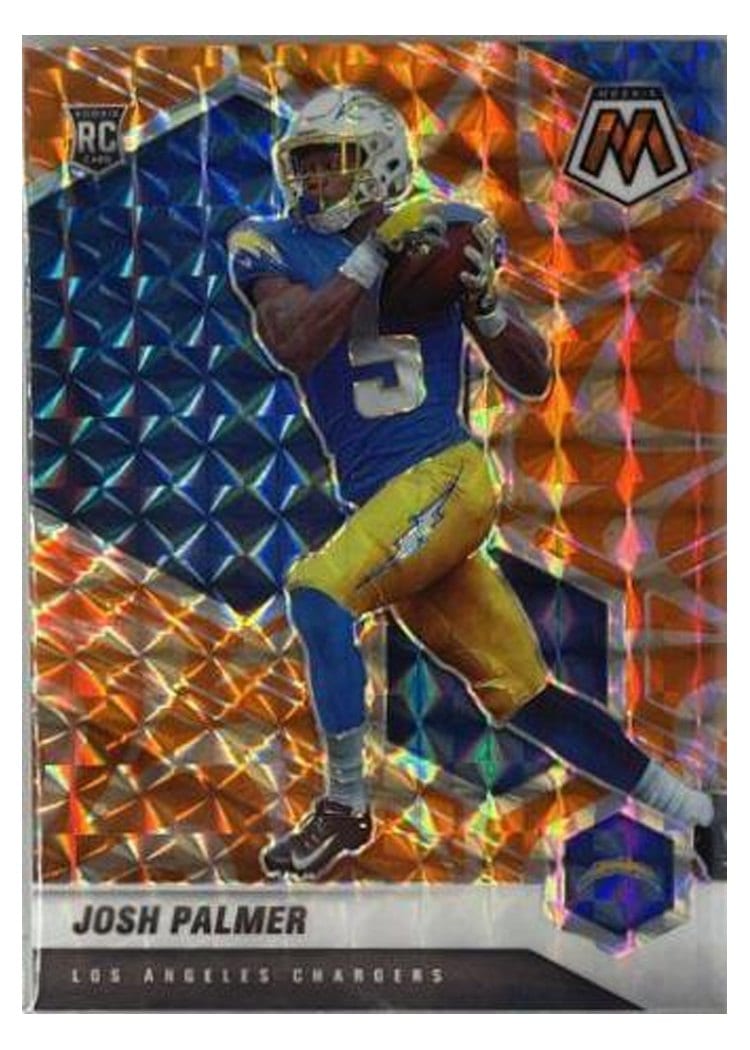 2021 Panini Mosaic Base Set Josh Palmer Reactive Orange Mosaic #329 card