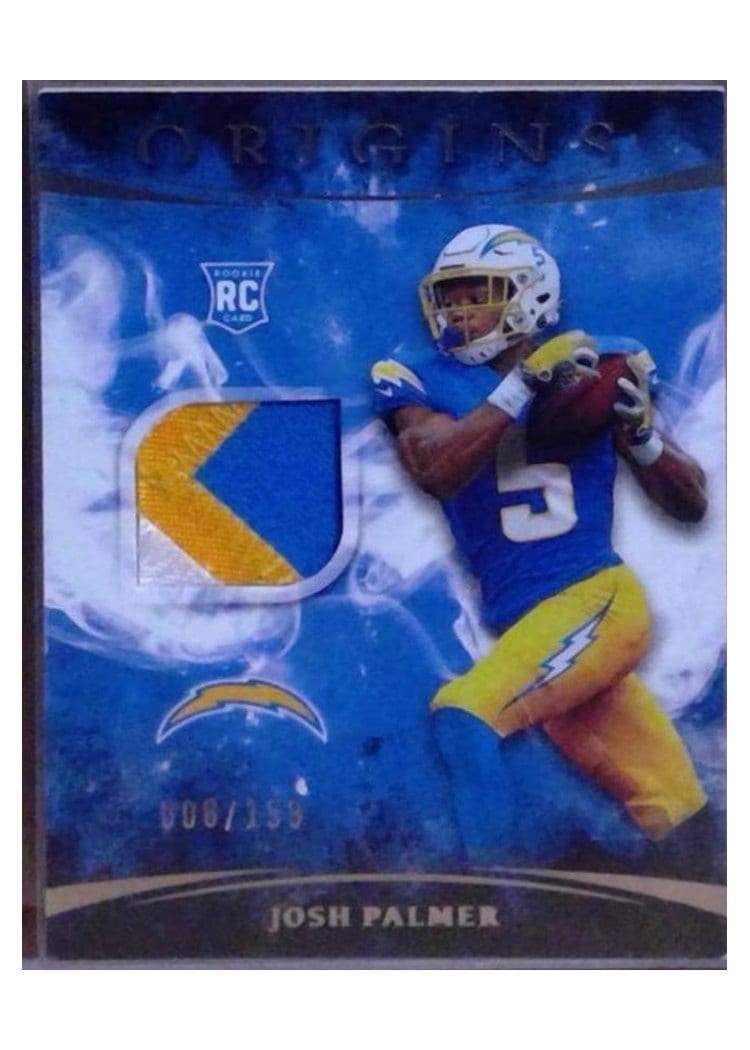 2021 Panini Origins Rookie Patches Josh Palmer #RP-JP card