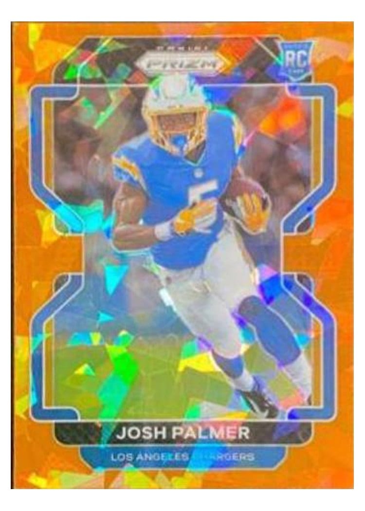 2021 Panini Prizm Base Set Josh Palmer Orange Ice Prizm #359 card