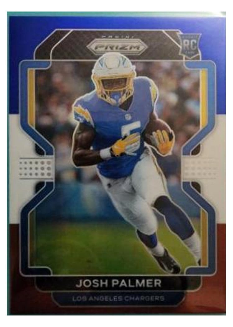 2021 Panini Prizm Base Set Josh Palmer Red White and Blue Prizm #359 card