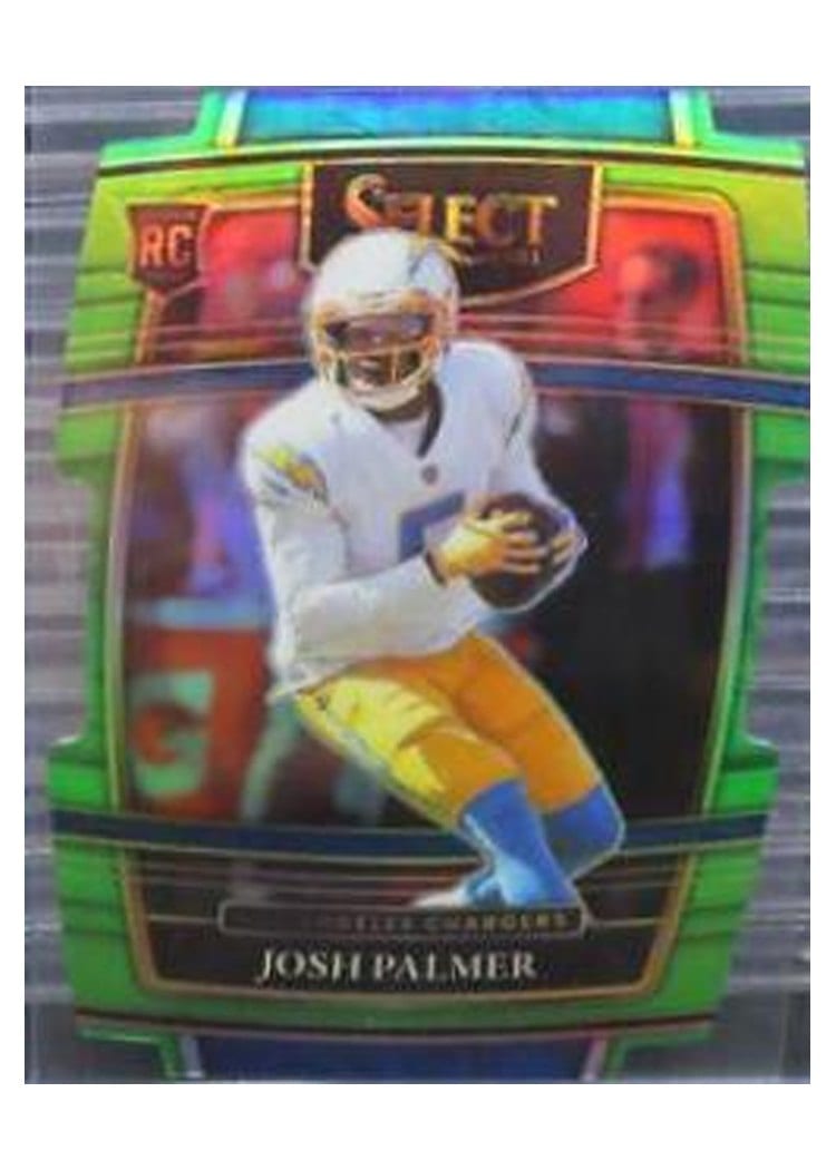 2021 Panini Select Base Set Josh Palmer Neon Green Die Cut #266 card