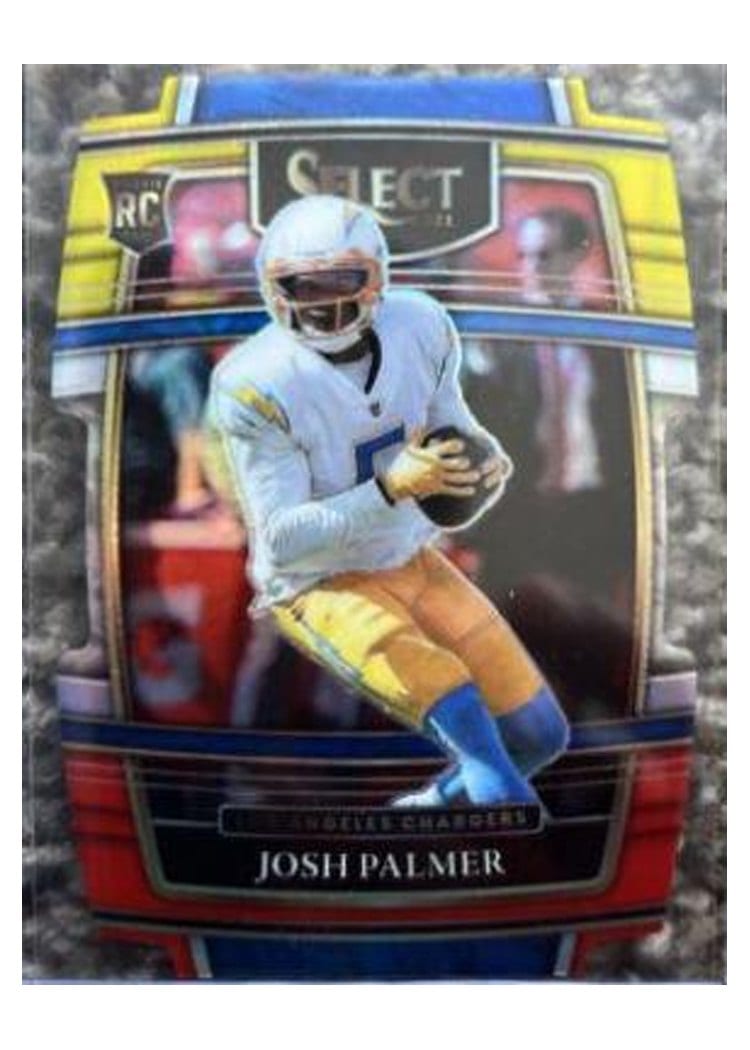 2021 Panini Select Base Set Josh Palmer Red and Yellow Die Cut #66 card