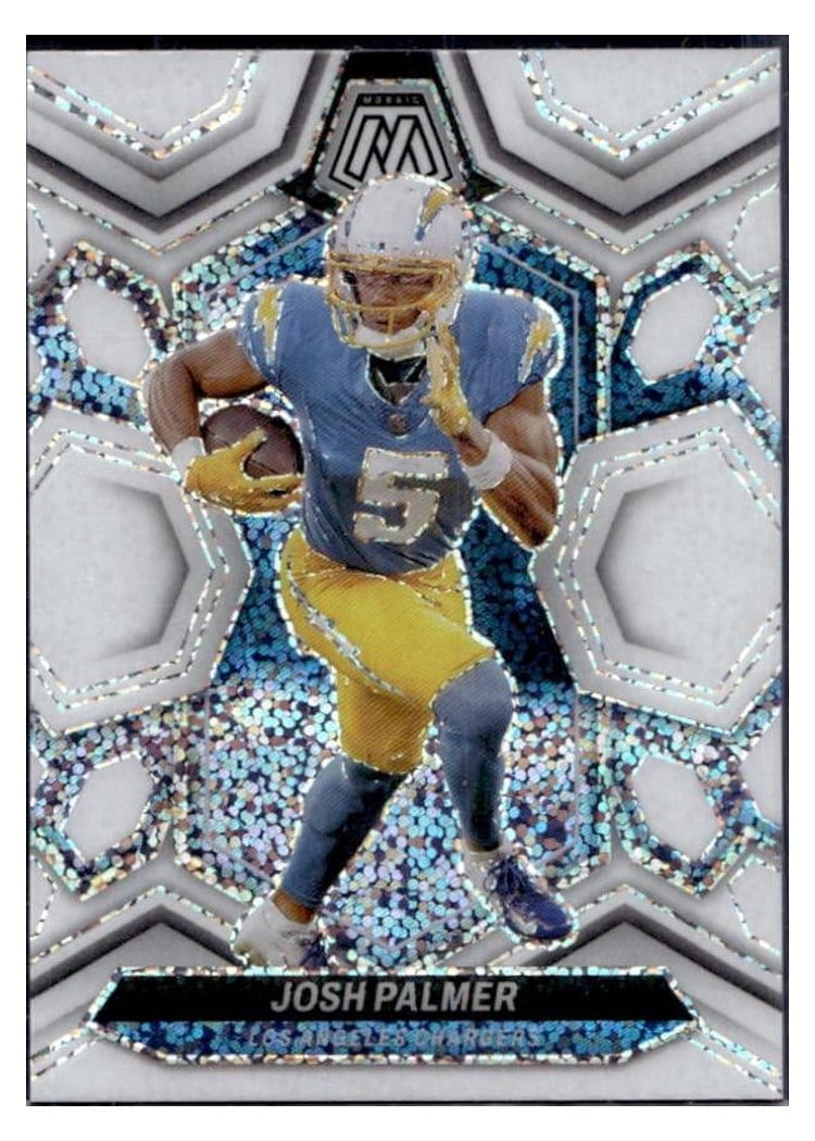 2024 Panini Mosaic Base Set Josh Palmer White Sparkle #122 card