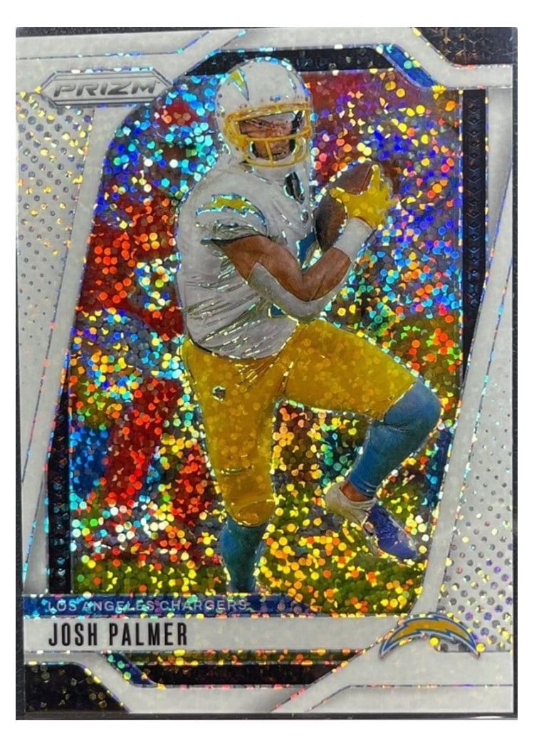 2024 Panini Prizm Base Set Josh Palmer White Sparkle #159 card