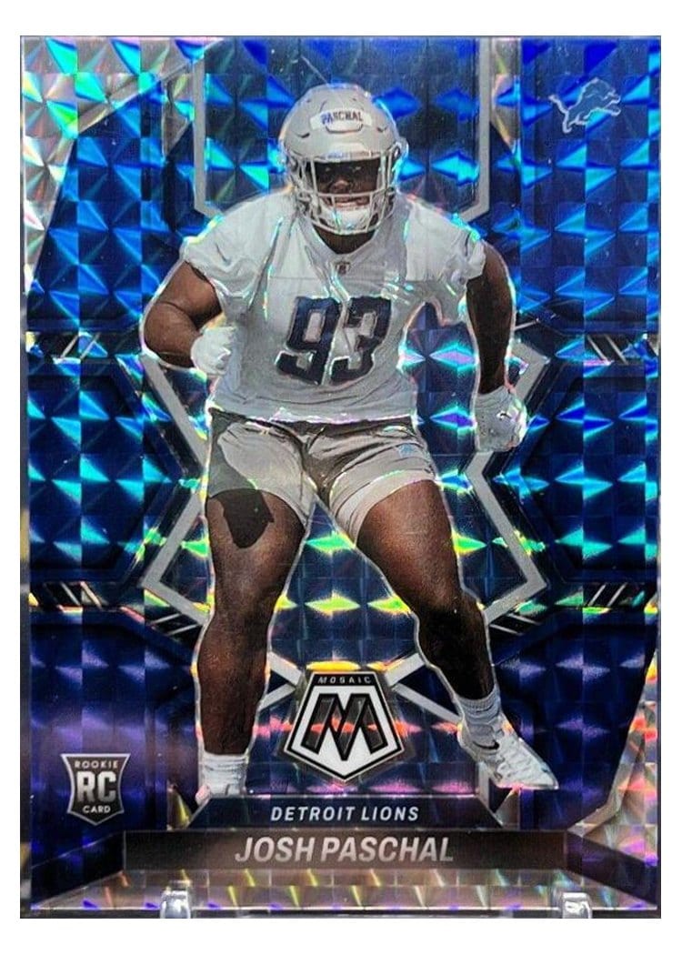 2022 Panini Mosaic Base Set Josh Paschal Blue #388 card